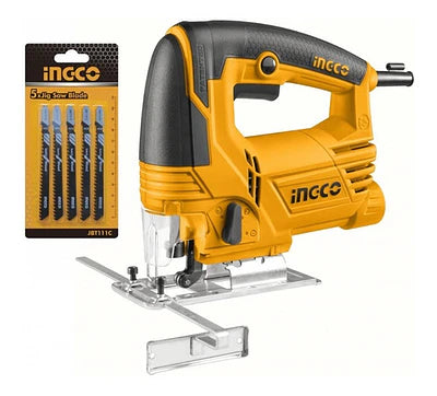 SIERRA CALADORA INGCO INDUSTRIAL 650 W, CON 5 HOJAS
