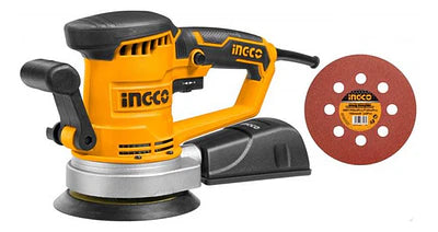 Ingco RS4508 Naranja 50 Hz/60 Hz Lijadora Roto Orbital 450W con Sistema Velcro 4000-13000rpm