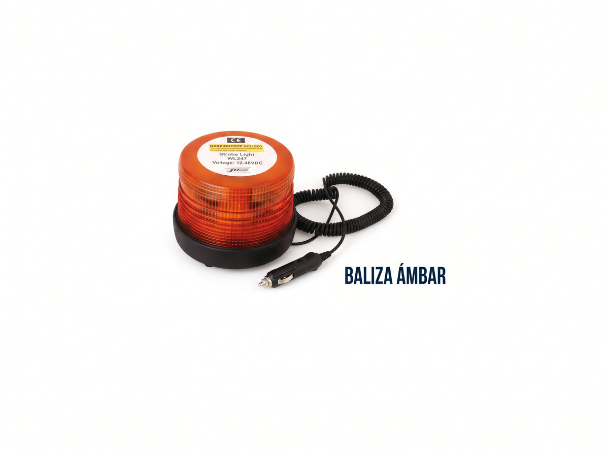 BALIZA ESTROBOSCOPICA AMBAR
