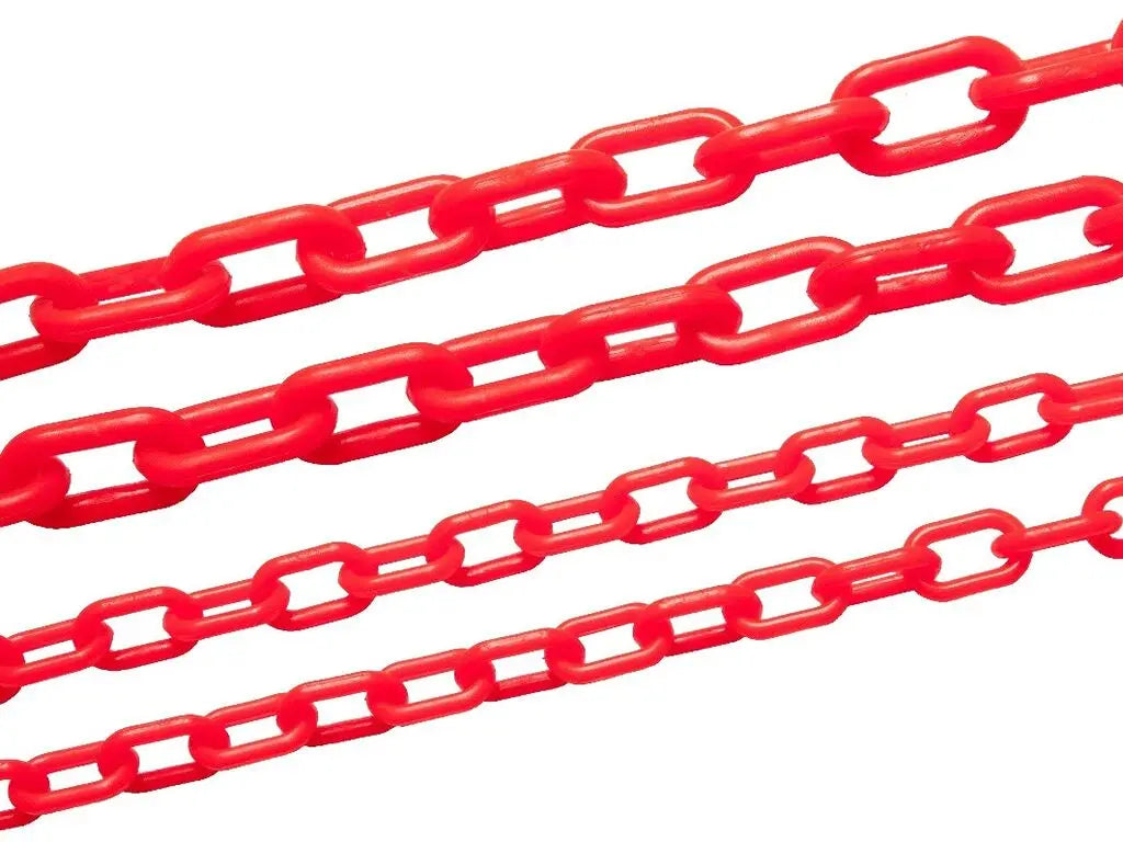 Cadena Plástica Roja 50 mts