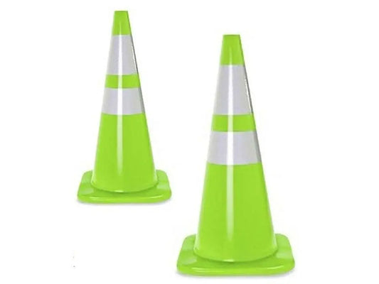 CONO VERDE 36" 2 CINTAS REFL BASE CUAD